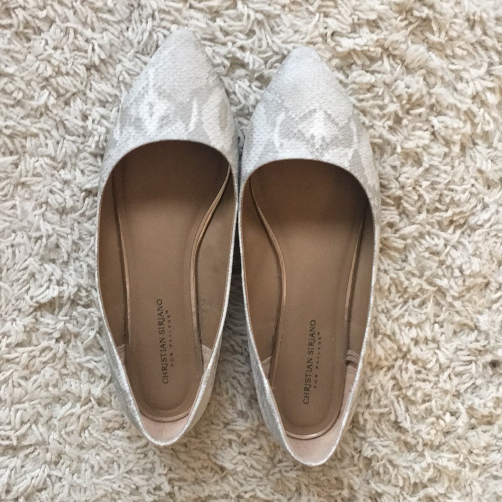 Christian Siriano for Payless snakeskin flats